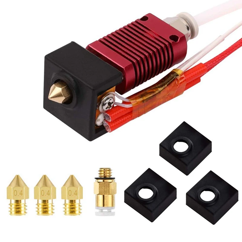 

3D Printer MK8 Hotend Kit With Extruder Print Head Assembled Extruder Hot End Kit For Ender 3 Ender 3 Pro