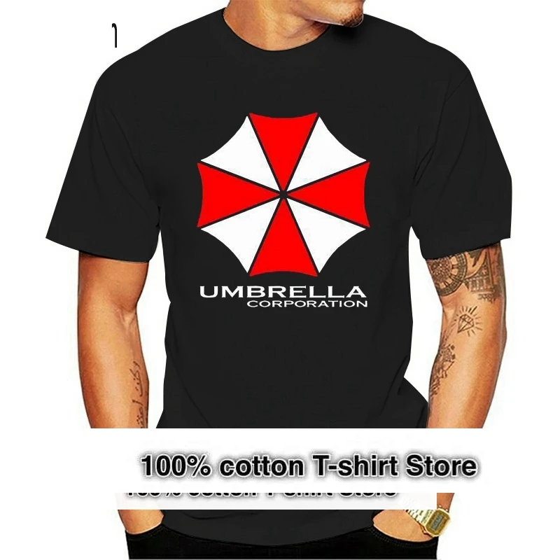 

Men's Umbrella Corporation T-Shirt - GIFT ZOMBIE HORROR SC-FI MOVIE FILM TOP