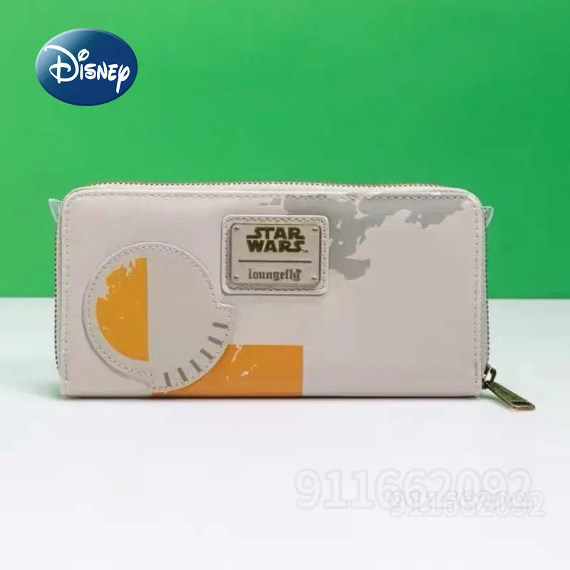 Disney New Women's Wallet Cartoon Fashion Long Women's Zero Wallet Luxury Brand Multi Card Slot Large Capacity 3D Wallet
