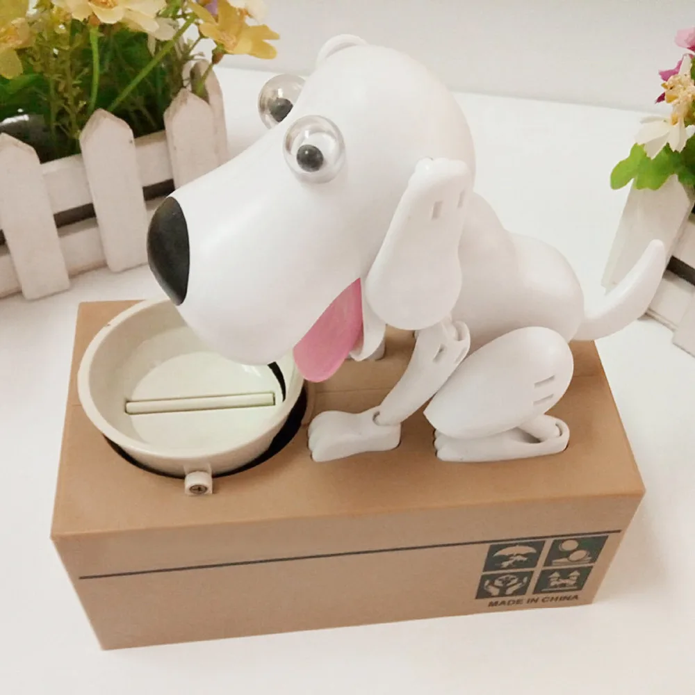 Children's Christmas Gifts 1 Cartoon Dog Money Box Money Bank Stealing Coins Piggy Bank Savings Bank Money Box cute cow piggy bank money plastic coin money box large savings box coin money bank children s easter gifts