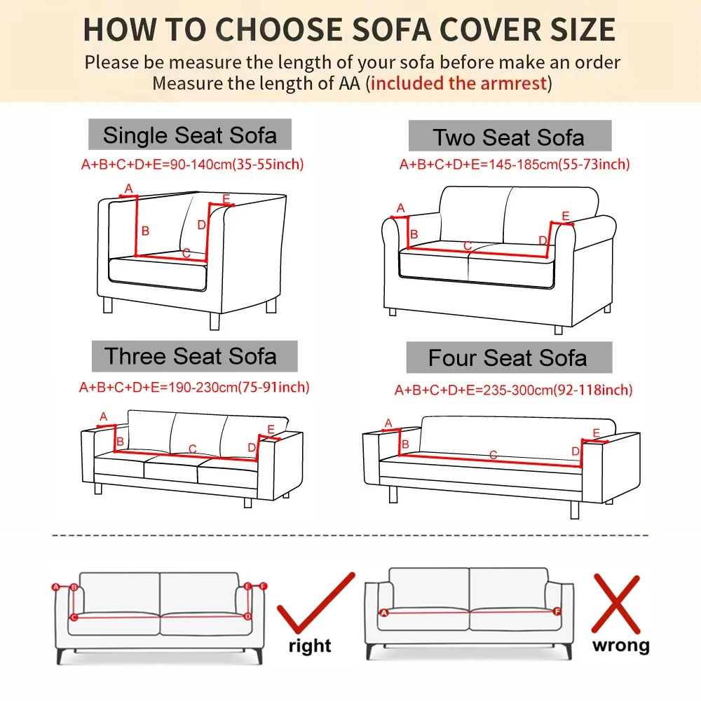 Эластичный однотонный чехол для дивана L-образного и акцентного стула полиэстер