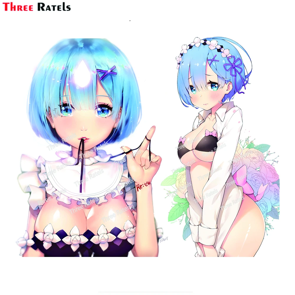 

Three Ratels H858 Rem Re Zero Kara Hajimeru Isekai Seikatsu ноутбук скейтборд мобильный телефон граффити ПВХ Подарочная игрушка водонепроницаемая