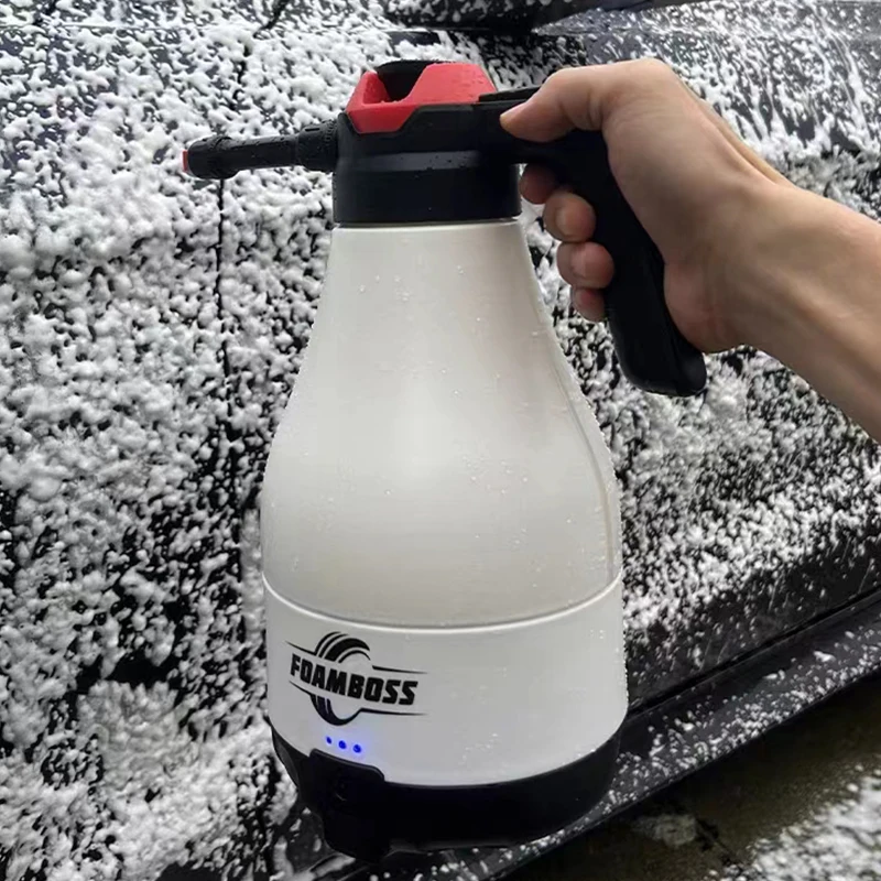 

1.8L Electric Foam Sprayer Car Wash Endurance 60min Foam Lance 2500mAh Watering Can Acid Alkali Corrosion Resistant Foam Cleaner