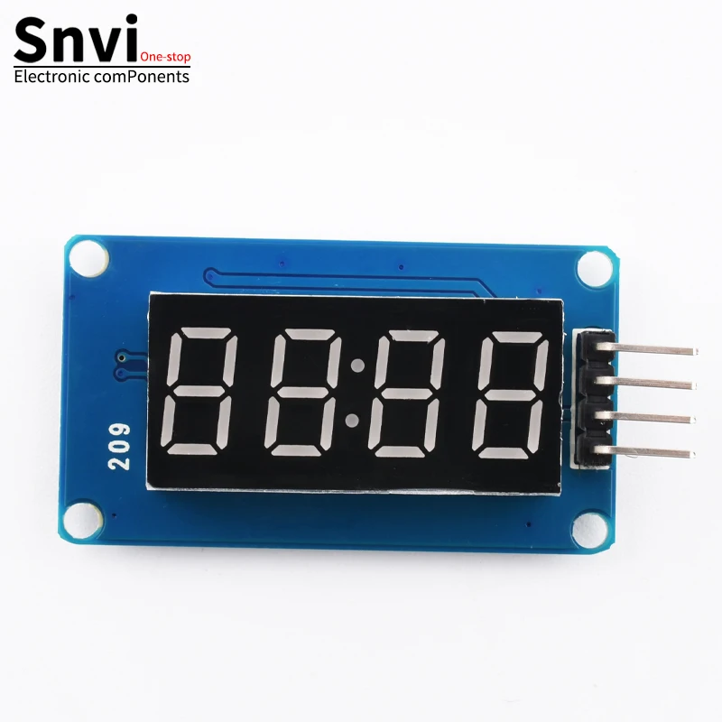 Модуль светодиодного дисплея TM1637 для Arduino 4-значный 7-сегментный 0 56 дюйма