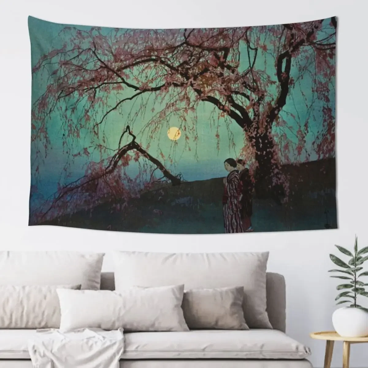 Кумиой Закура Хироши Йошида Гобелен Спальня Декор Домашние Украшения Настенный