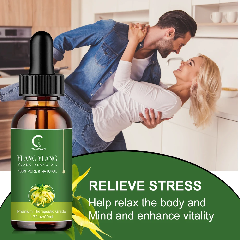 GPGP Greenpeople Ylang Эфирное масло Спа массажное расслабляющее улучшающее мужское