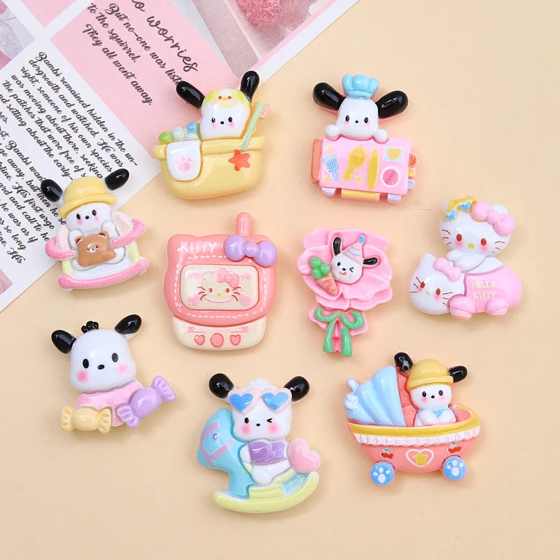 5 шт. милые Мультяшные полимерные аксессуары для рукоделия
