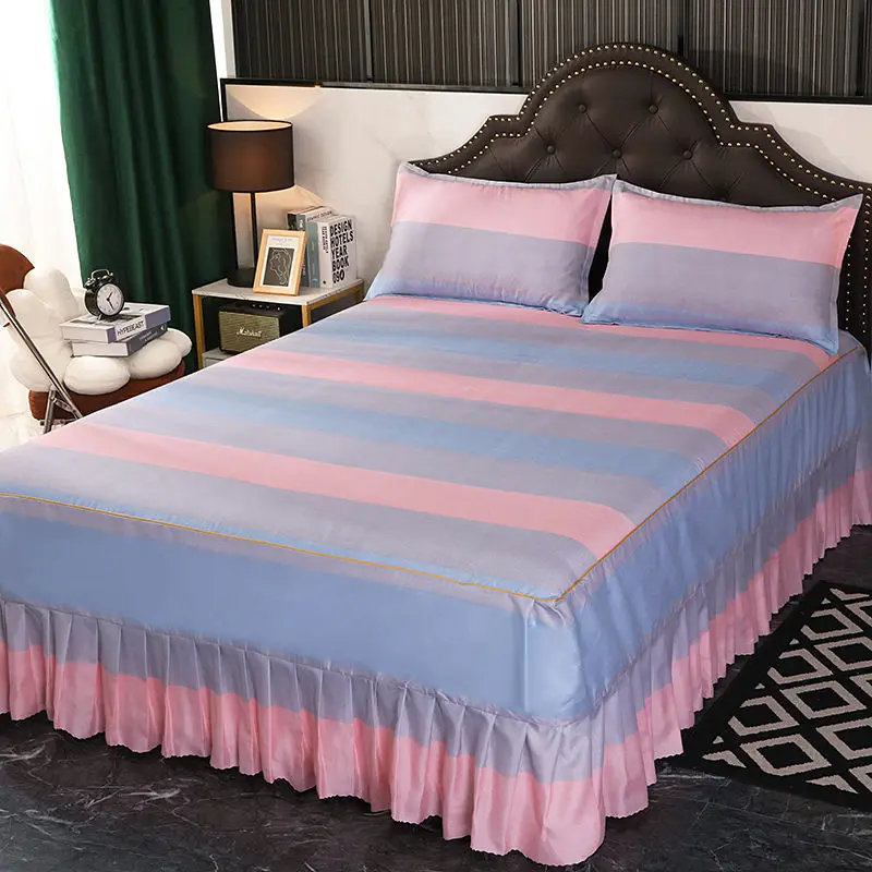 

Summer one-piece bed skirt bedspread bed surround sheet Simmons protective cover does not ball does not shrink