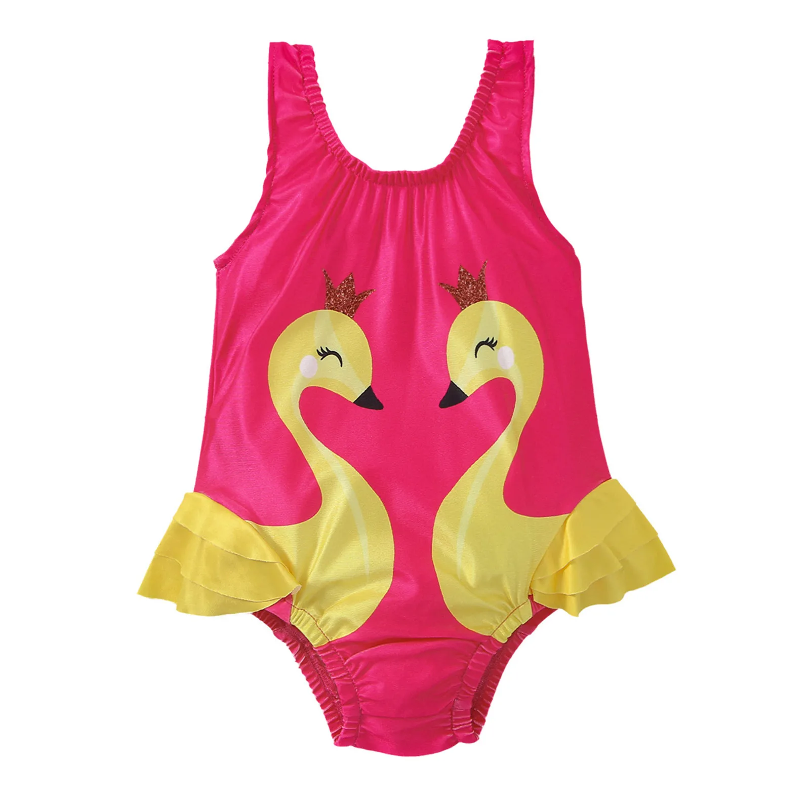 

Fashion Baby Swimsuit Ruched Girls Swimwear Print Summer Clothes One-piece Toddler Kids Girls Swimwear swimwear for girls kids