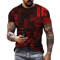 2022 new three dimensional graphic t shirt mens fashion casual top fun 3d printing t shirt summer o neck shirt streetwear