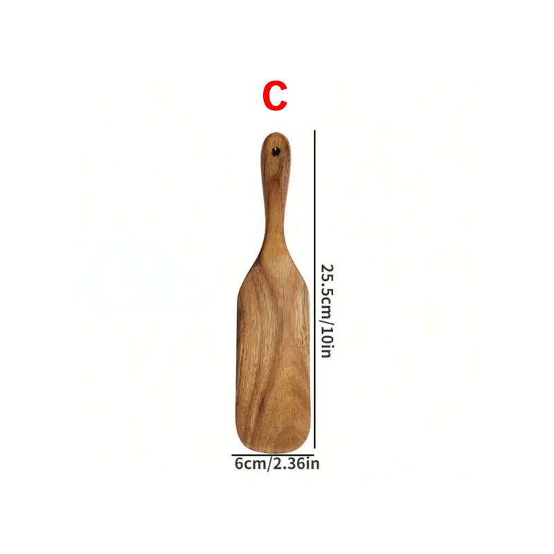 Набор из 5 деревянных кухонных инструментов