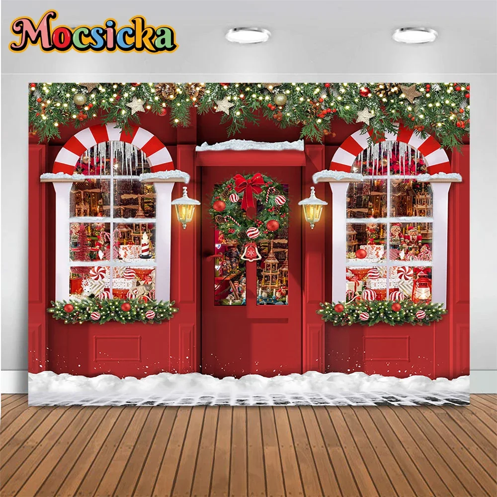 Рождественский фон для фотосъемки в стиле ретро