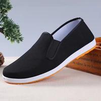 old beijing cloth shoes for men traditional chinese style kung fu bruce lee tai chi retro rubber sole shoes 38 46