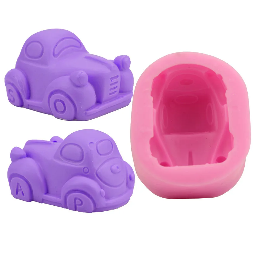 

Car cake mold DIY silica gel Font baking tool chocolate mold