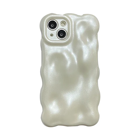 Роскошный 3D чехол Qianliyao для телефона с волнистым узором для iPhone 15 14 13 12 11 Pro Max 14promax, мягкая Противоударная задняя крышка