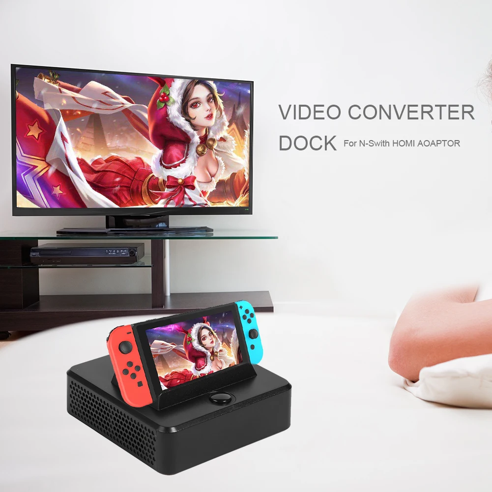 

Аксессуары для электронных машин, док-станция, HDMI-совместимый адаптер для телевизора с USB C входом питания для Nintendo Switch