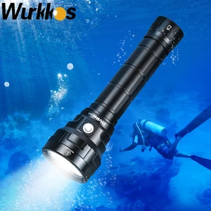 Wurkkos DL40 Diving Flashlight Bright 5000lm Dive light with 4*LH351D 90CRI 26650 IPX-8 Waterproof U