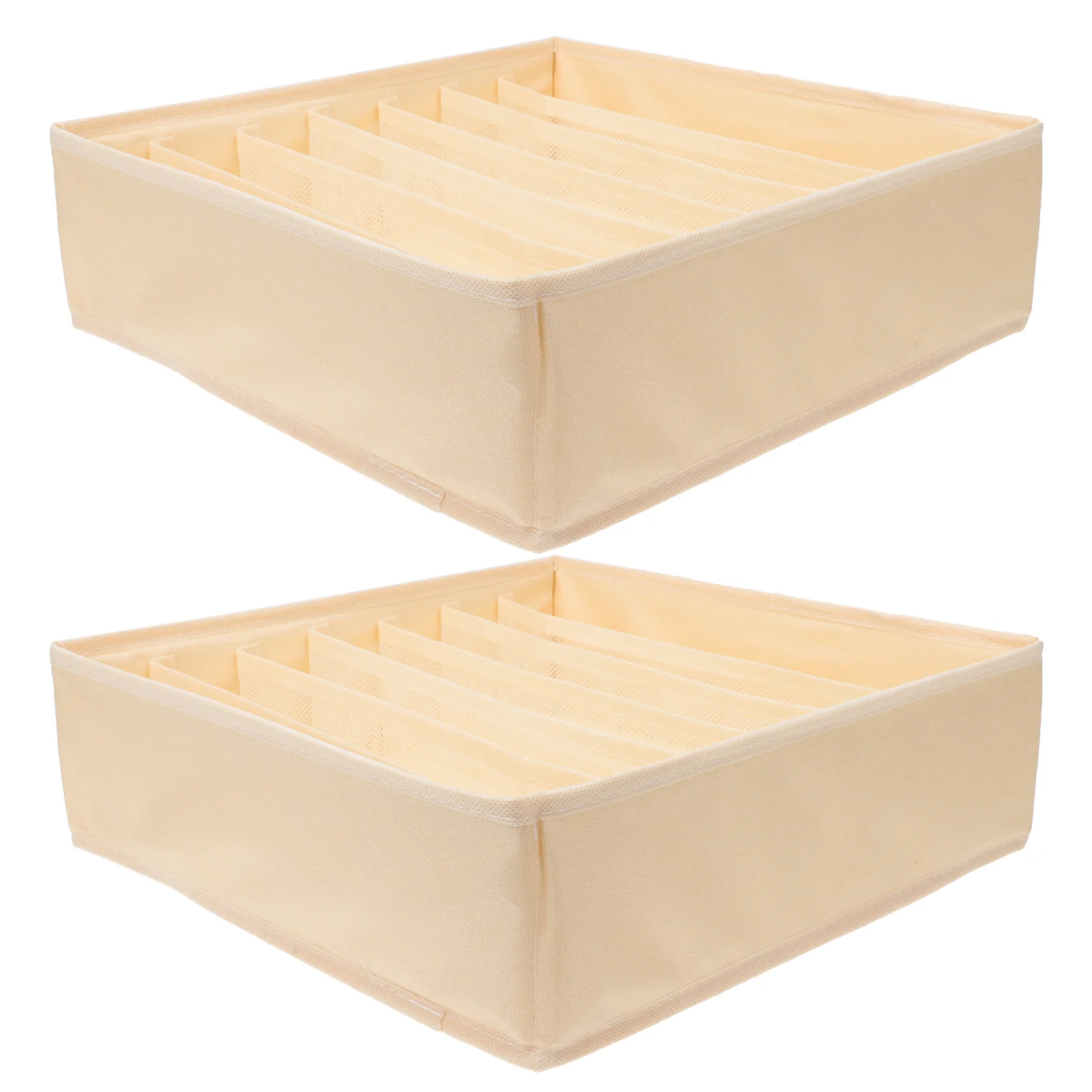2pcs Box Sock Storage Box Wardrobe Organizer Container for Home Indoor Desk organizer