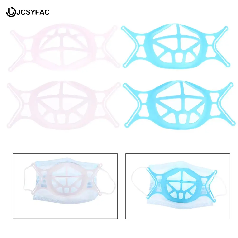 

5pcs Breathable Valve Filters Silicone Mouth Mask Support Mask Inner Bracket Breathing Assist Help Inner Pad Bracket Mask Holder