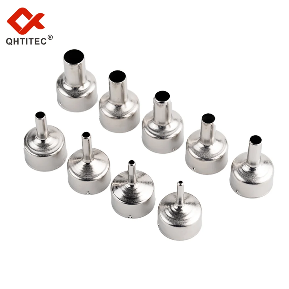 JCD 9 шт./компл. сварочное сопло для термофена из нержавеющей стали, насадки разных размеров для 8858 8898 858D 8908 8206 сопла