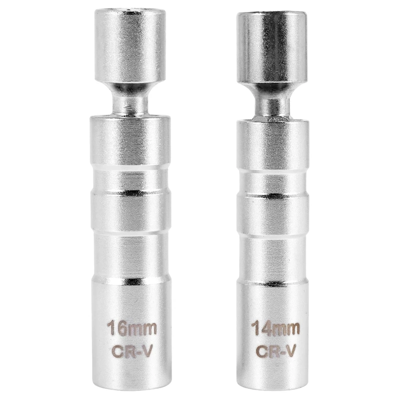 14 мм и 16 тонкостенная магнитная поворотная розетка для свечей зажигания -