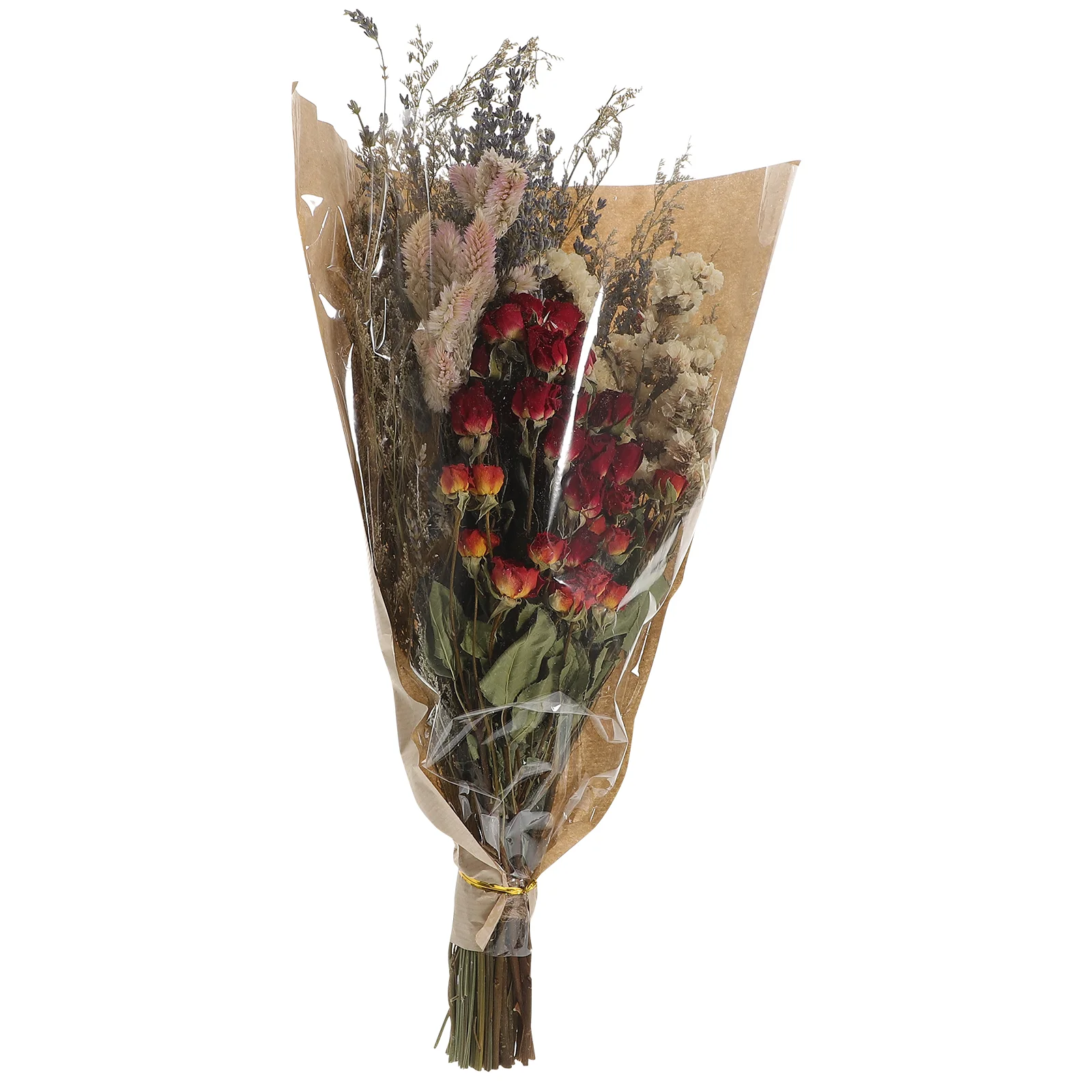 

1 Bundle of DIY Dried Plants Natural Dried Lavender Roses Vase Arrangement Material