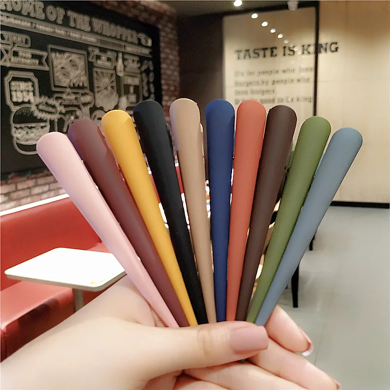 

1PCS Large Frosted Hair Clips Hairdressing Duckbill Clip Hair Styling Tool Braiding Clip Hairpins Accessory Hair Pin