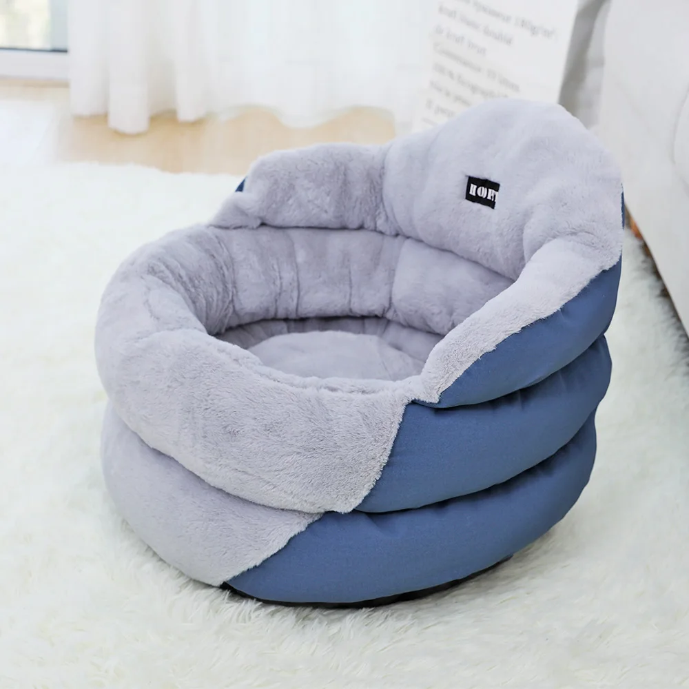 

Hand Wash Fiber Dog Bed Winter Warm Pet Heated House Small Puppy Kennel for Cats Sleeping Bag Nest