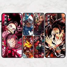 Demon Slayer Kamado Tanjirou For OPPO Find X5 X3 X2 Neo Reno7 SE 6 5 4 2 Z F Lite Pro 5G 4G Black Soft Silicone Phone Case