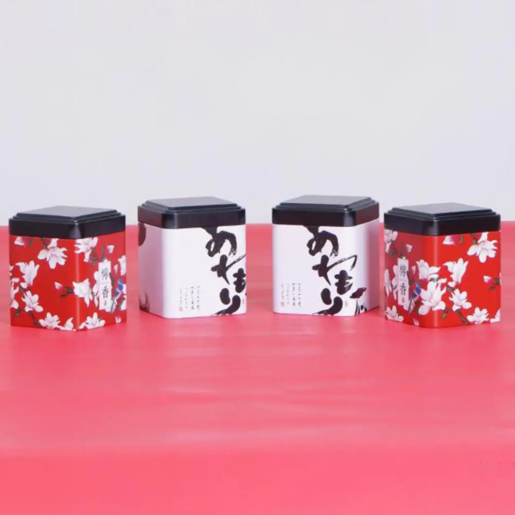 

Good Tea Containers Mini Tea Case Wide Application Sturdy Tea Jars Portable