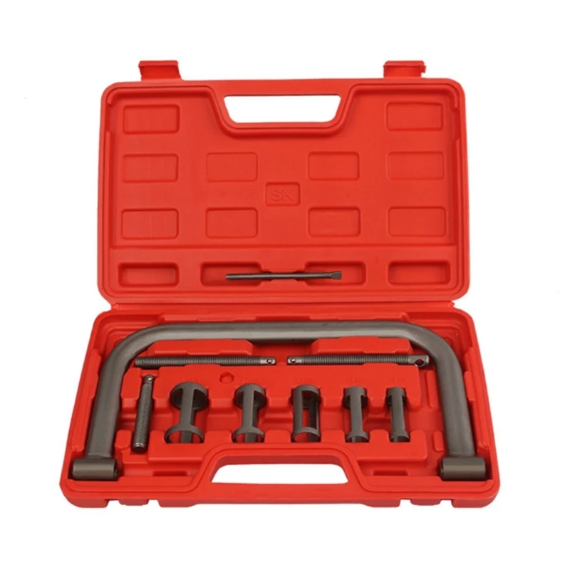 

for VALVE SpringCompressor Auto Compression C-Clamp Tool Services Kit for Motorcycle,Car,ATV,and Small Engine Repairs 87HA