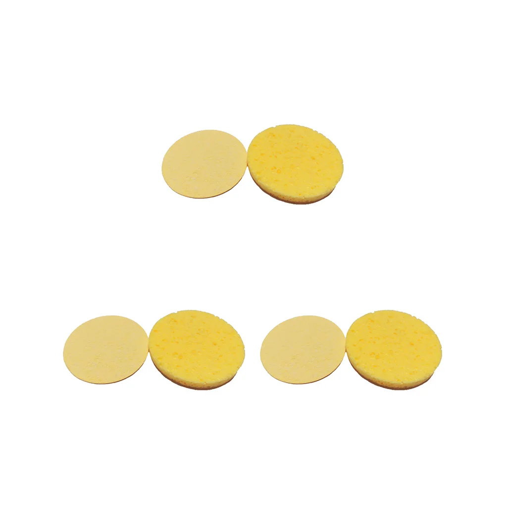 

50 Pieces Soft Facial Cleaning Sponge Pad Face Washing Compressed Powder Puff Round Shape Spa Remover Makeup Skin Care 8MM