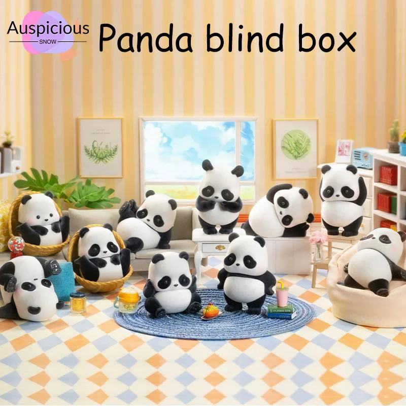 

Chinese Edition Panda Rolling Blind Box Daily Series Second Bullet 2022 Network Red New Handmade Cute Decoration Doll Toy Gift