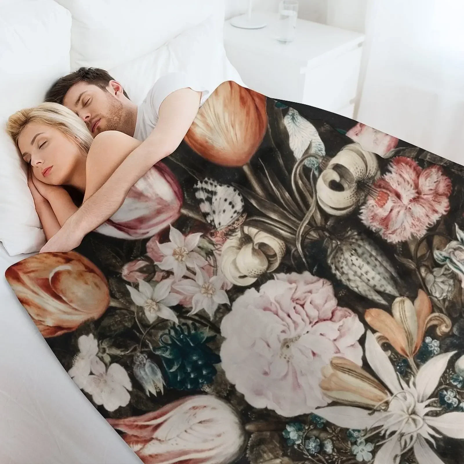 Одеяло с цветами в стакане (1606) от ambrodc Bosschaert постельное белье аниме одеяла