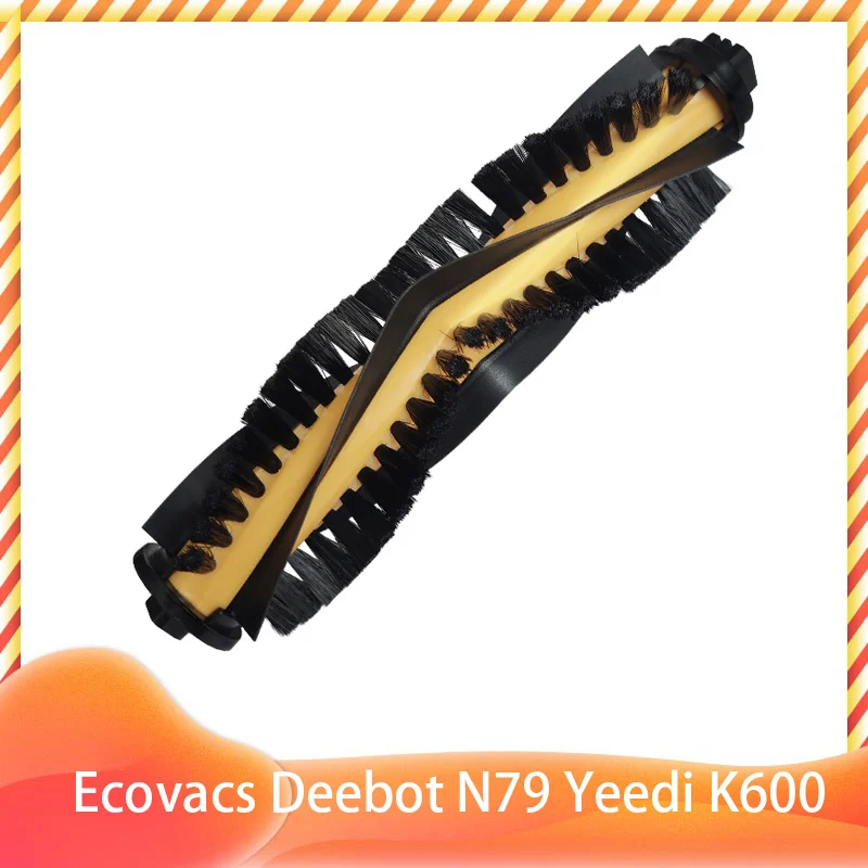 

Main Roller Brush Replacement for Ecovacs Deebot N79 N79S Household Smart Robotic Vacuum Cleaner Accessories Yellow and Black