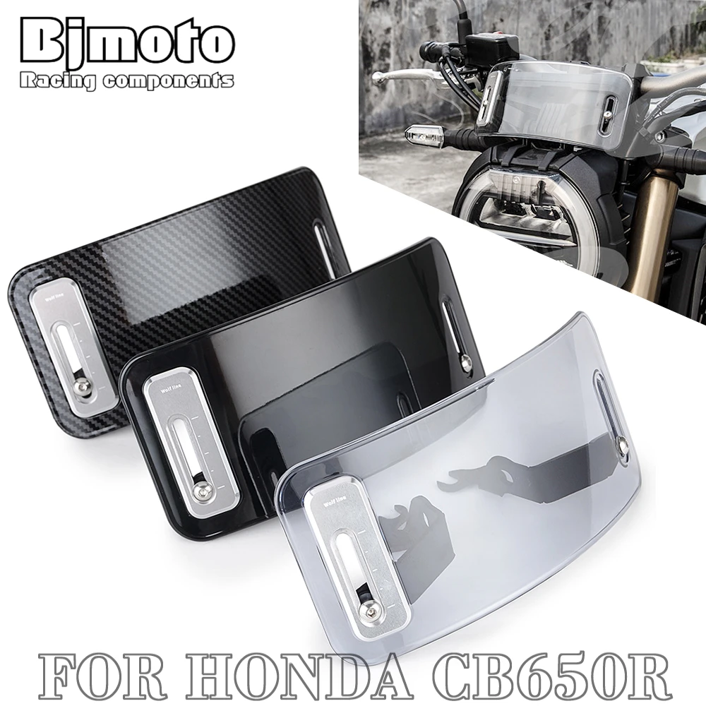 

CB650R Windshield Windscreen for Honda CB 650R CB 650 R 2019 2020 2021 Motorcycle Wind Screen Shield Airflow Deflector
