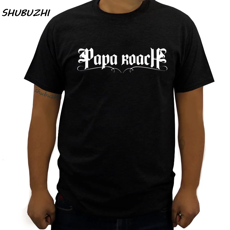 

PAPA ROACH T-shirt New Black men cotton t shirt summer Band tops fashion bigger size