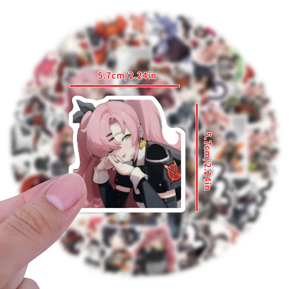 10/30/60 шт. мультяшные наклейки Zenless Zone Zero Game Kawaii Girl Nekomiya Mana Nicole Demara аниме-наклейки