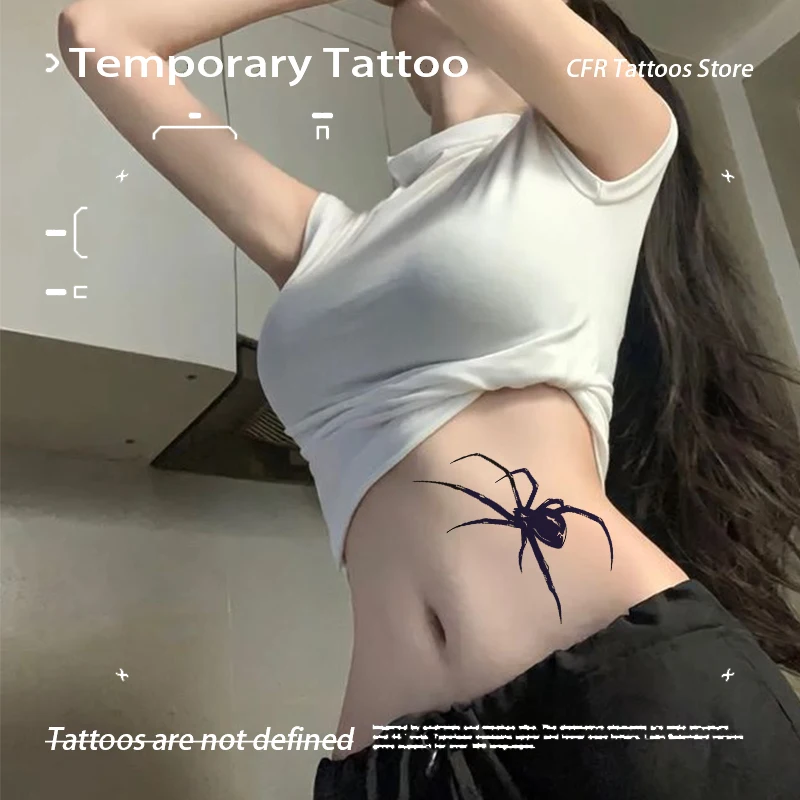 Модная искусственная татуировка для мужчин и женщин в стиле Хот-женщин с