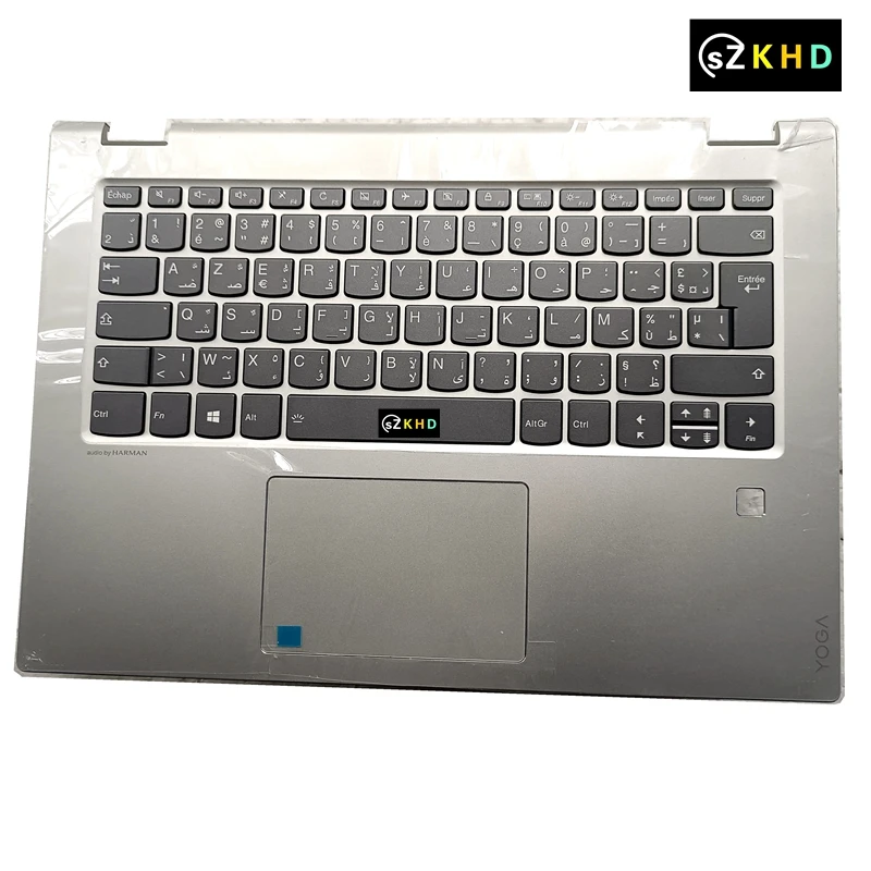 

Новинка чехол для Lenovo Yoga 520-14IKB Flex 5-1470 подставка для клавиатуры с отверстием для отпечатков пальцев Серебристая Случайная Доставка