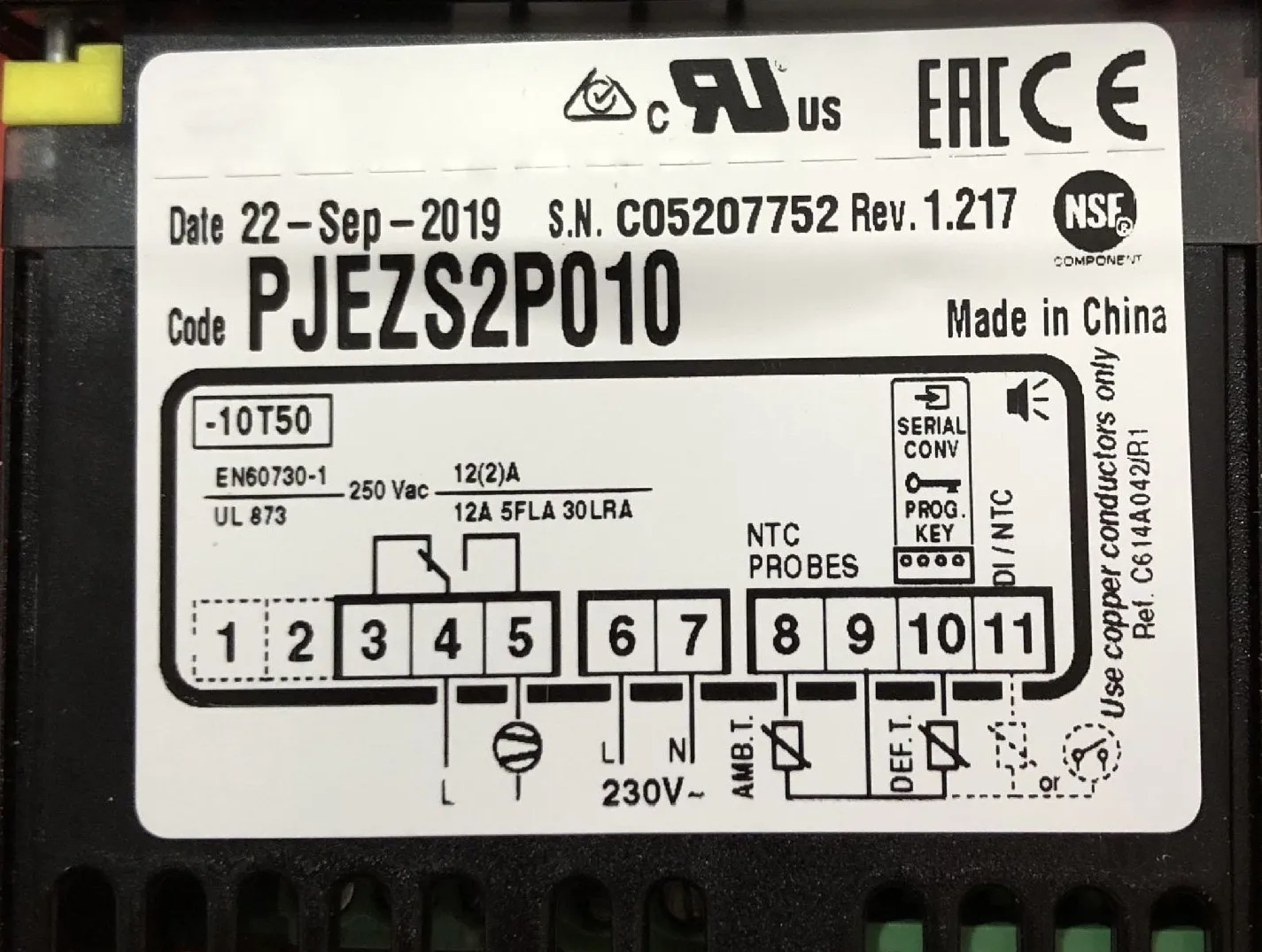 

New original PJEZS2P010