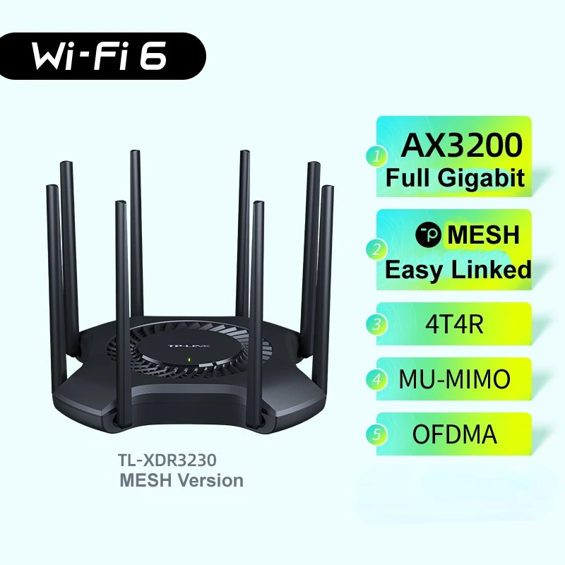 AX3200 wifi6 ax3200 T P-link 2 4 + 5G двухдиапазонный беспроводной маршрутизатор