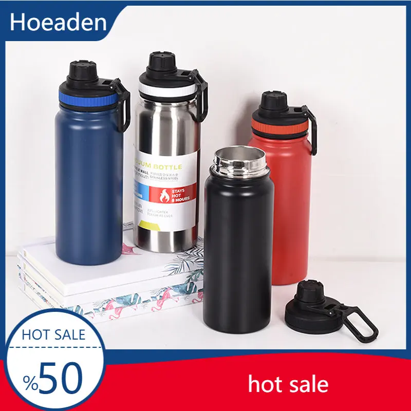 

Insulated Sport Thermos Bottle Large-Capacity Stainless Steel Water Bottle Double Wall Vacuum Flask Thermal Mug