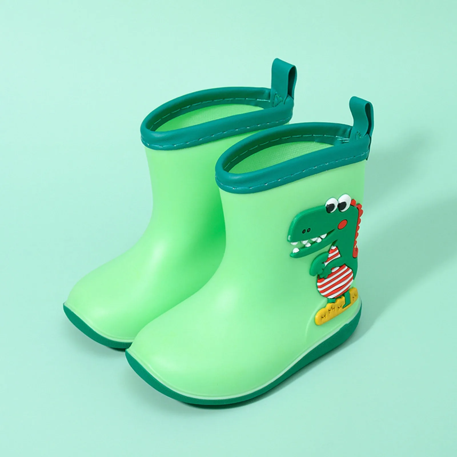 

Toddlers Boots Kids Shoes Short Rain Boots For Rainy Day Ankle Rainboot Slip On Garden Boot Rubber Shoes