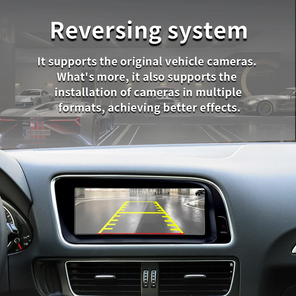 Беспроводной CarPlay/Android Auto 8 дюйма Android 14 автомобильный DVD-видео мультимедийное