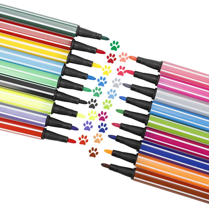 Washable Watercolor Pen Mark Painting For Kids Drawing Art Supplies Q1