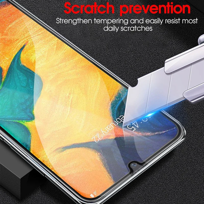 50Pcs 9D Protective Glass For Samsung Galaxy A03 A13 A23 5G A33 A53 A73 F13 F23 M13 M23 M33 M53 Screen Protector Tempered Glass