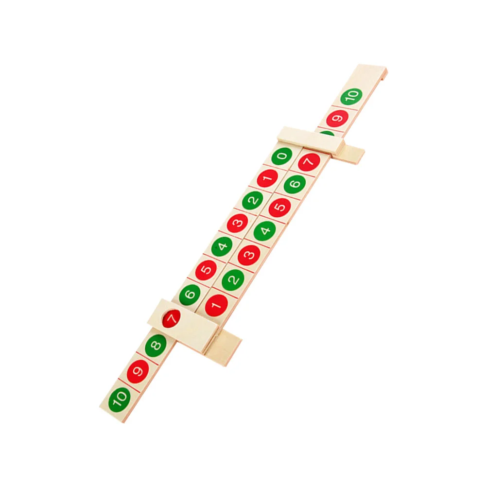 

Линейка разложение игрушка математическая горка деревянная образовательная Монтессори детские цифровые пособия обучение цифры обучение ...