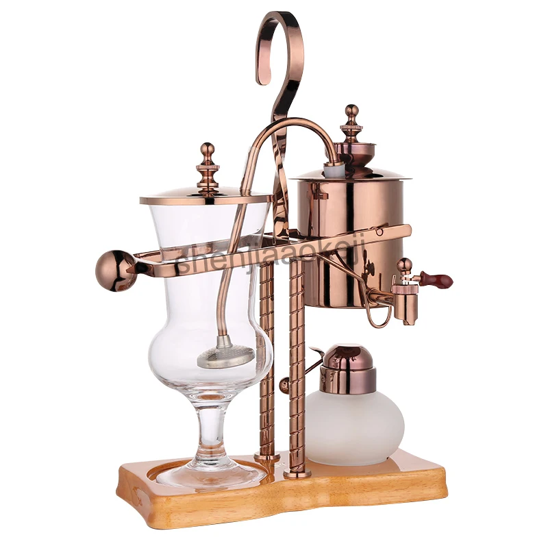 

Stainless Steel Coffee Kettle Siphon Coffee Pot Alcohol Lamp Royal Belgian Kettle Coffee Maker Manually 1PC