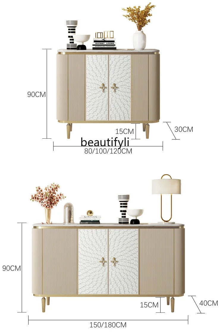 Новинка светлый роскошный дверной шкаф украшение для прихожей маленькая